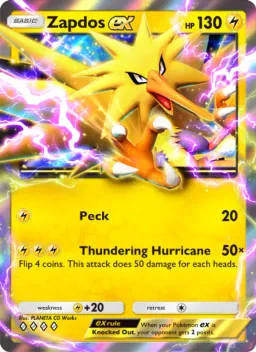Zapdos ex 104 Dominação Genética