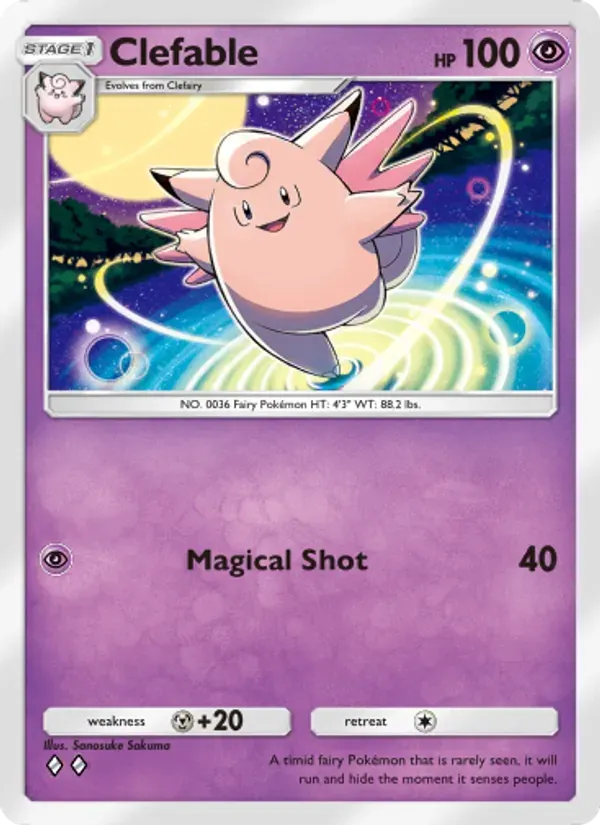 Clefable 114/226 Dominação Genética