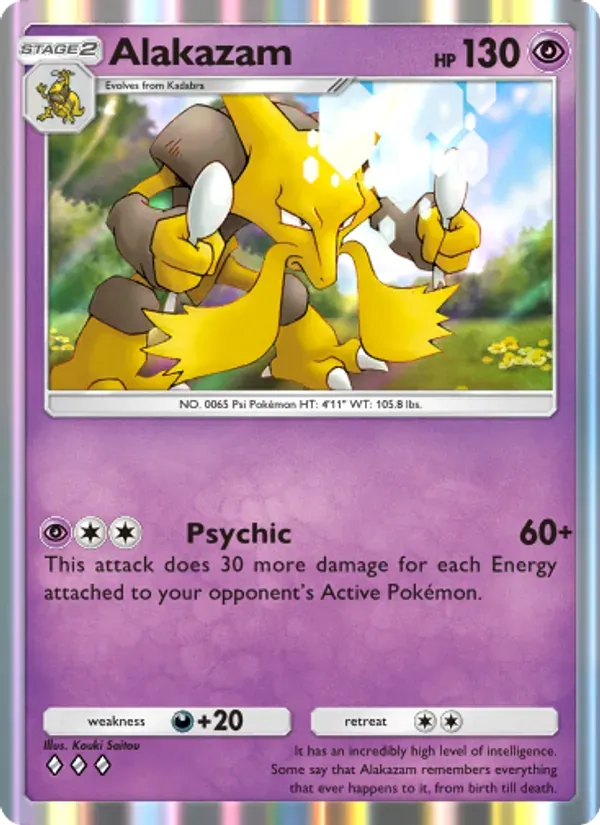 Alakazam 117/226 Dominação Genética