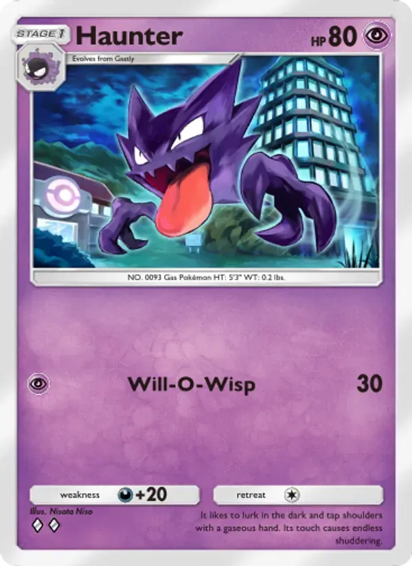 Haunter 121/226 Dominação Genética