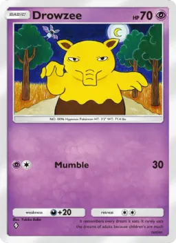 Drowzee 124 Dominação Genética
