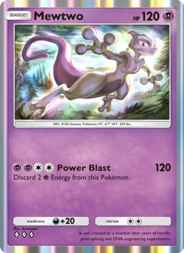 Mewtwo 128/226 Dominação Genética