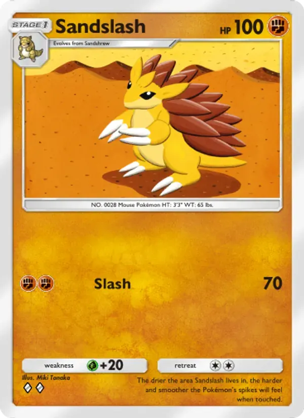 Sandslash 138/226 Dominação Genética