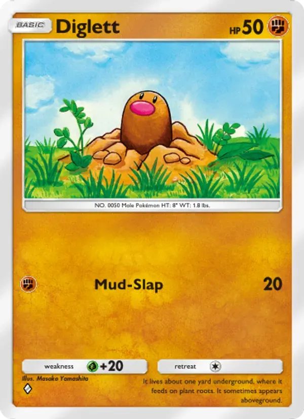 Diglett 139/226 Dominação Genética