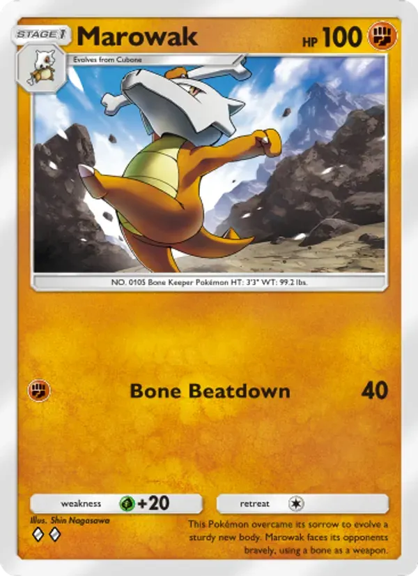 Marowak 152/226 Dominação Genética