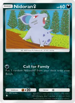 Nidoran♀ 166 Dominação Genética
