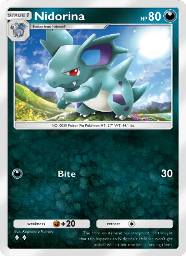 Nidorina 167/226 Dominação Genética
