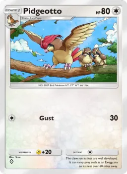 Pidgeotto 187 Dominação Genética