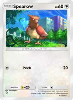 Spearow 191 Dominação Genética