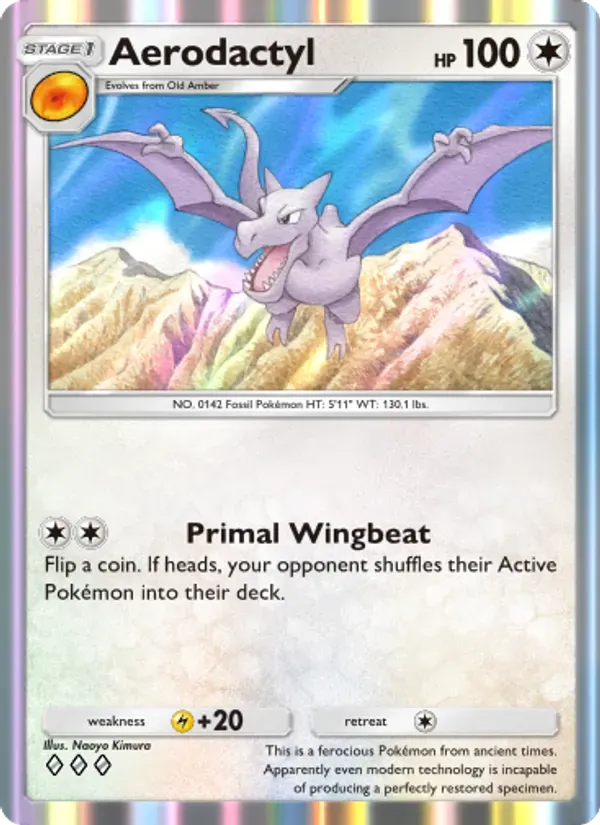 Aerodactyl 210/226 Dominação Genética