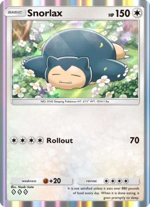 Snorlax 211/226 Dominação Genética