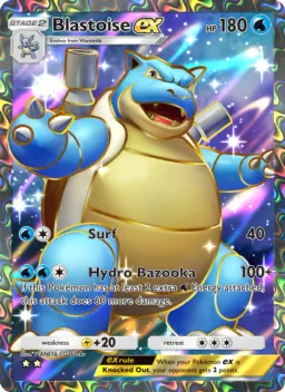 Blastoise ex 256 Dominação Genética