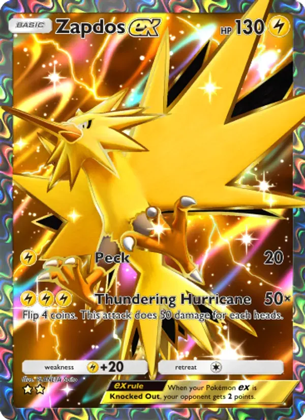 Zapdos ex 260/226 Dominação Genética
