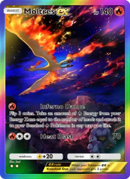 Moltres ex 274 Dominação Genética