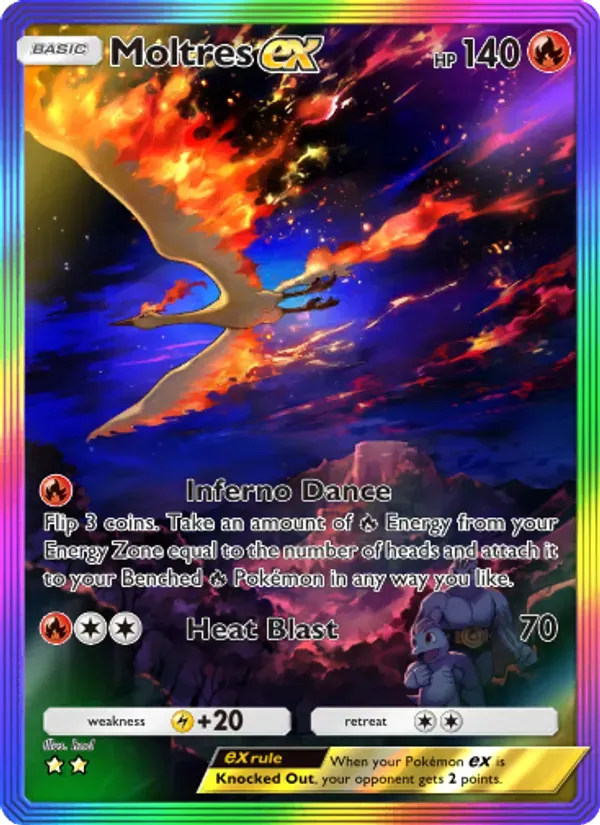 Moltres ex 274/226 Dominação Genética