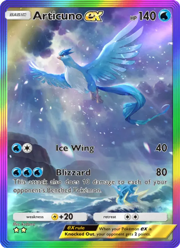 Articuno ex 275/226 Dominação Genética