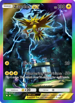 Zapdos ex 276 Dominação Genética