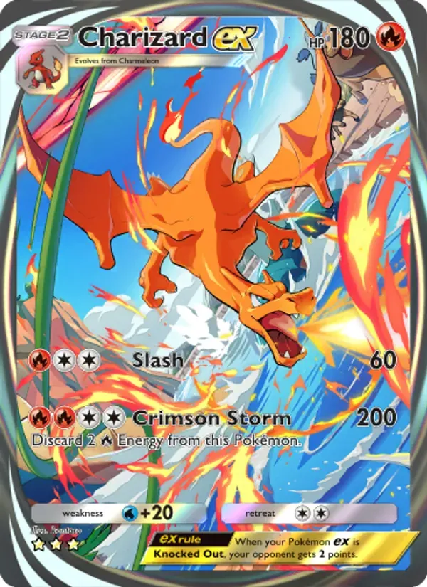 Charizard ex 280/226 Dominação Genética