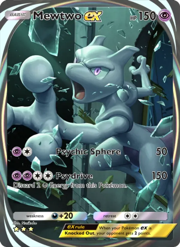 Mewtwo ex 282/226 Dominação Genética