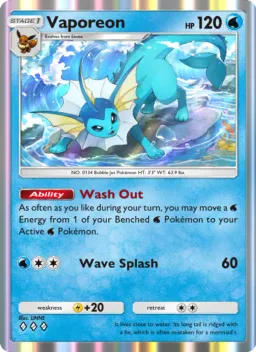Vaporeon 019 Ilha Mítica