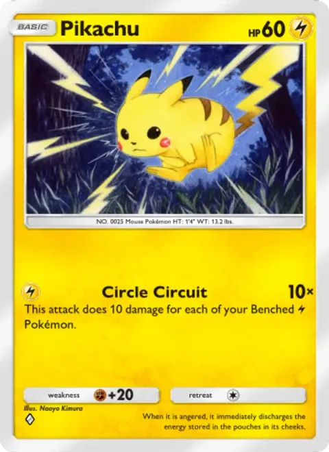 Pikachu 025/68