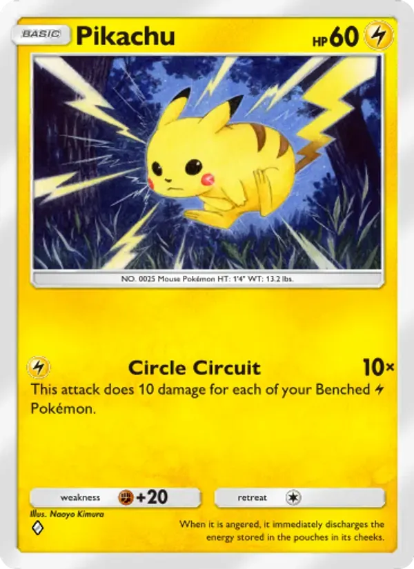 Pikachu 025/68 Ilha Mítica