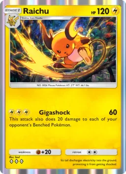 Raichu 026 Ilha Mítica