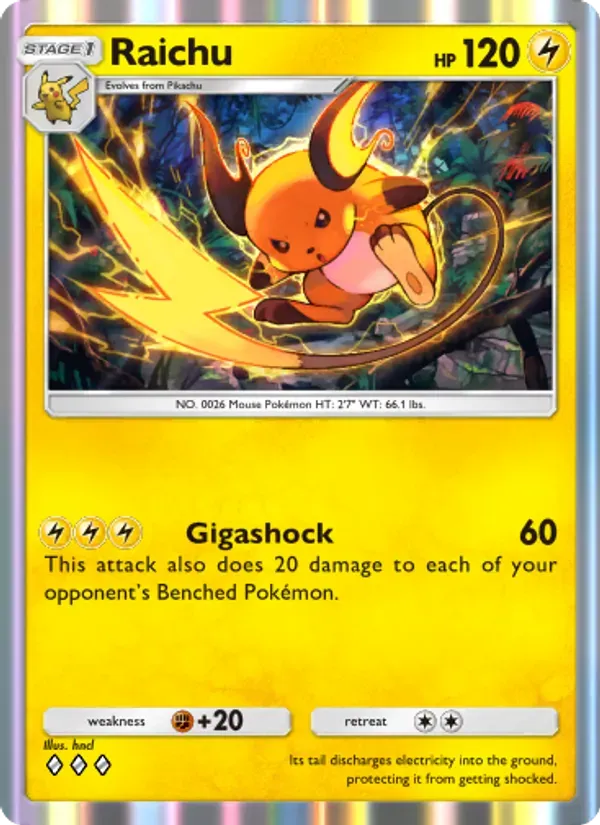 Raichu 026/68 Ilha Mítica