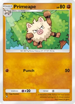 Primeape 042 Ilha Mítica