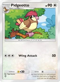 Pidgeotto 058 Ilha Mítica