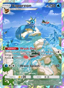 Vaporeon 072 Ilha Mítica