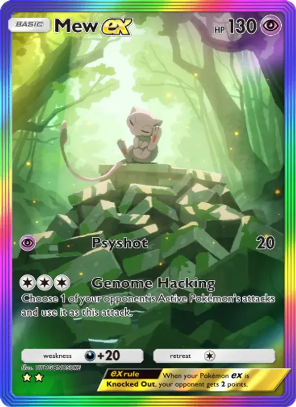 Mew ex 083/68 Ilha Mítica