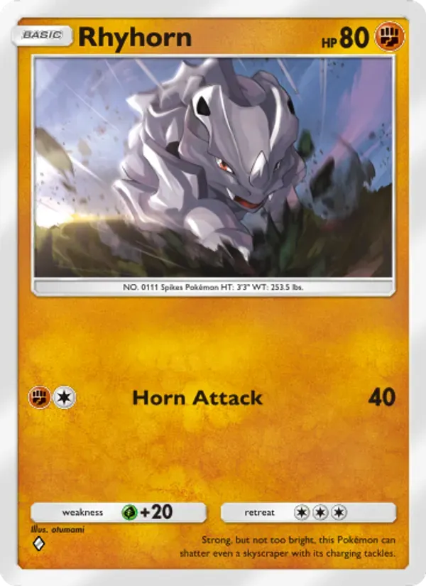 Rhyhorn 080/140 Embate do Tempo e Espaço