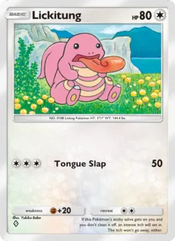Lickitung 124 Embate do Tempo e Espaço