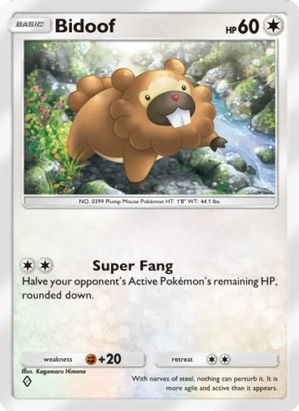 Bidoof 135/140 Embate do Tempo e Espaço