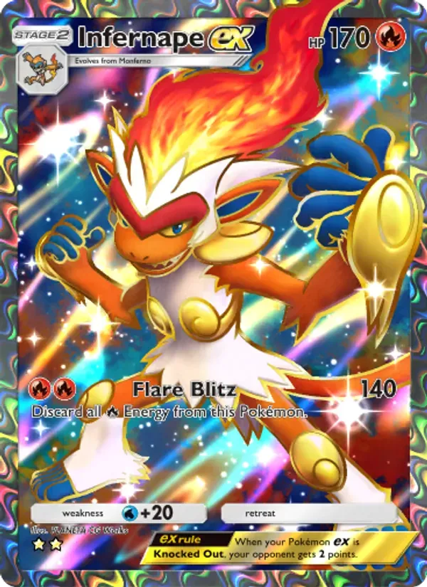 Infernape ex 181/140 Embate do Tempo e Espaço
