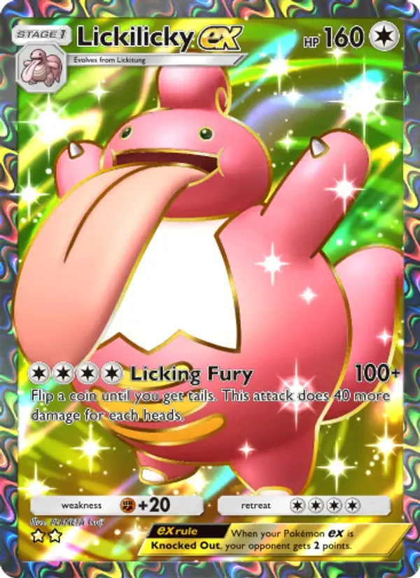 Lickilicky ex 189/140 Embate do Tempo e Espaço
