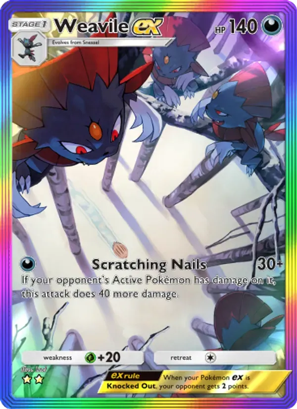 Weavile ex 201/140 Embate do Tempo e Espaço