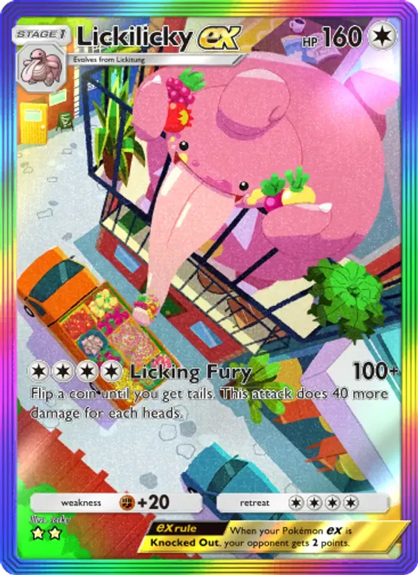 Lickilicky ex 203/140 Embate do Tempo e Espaço