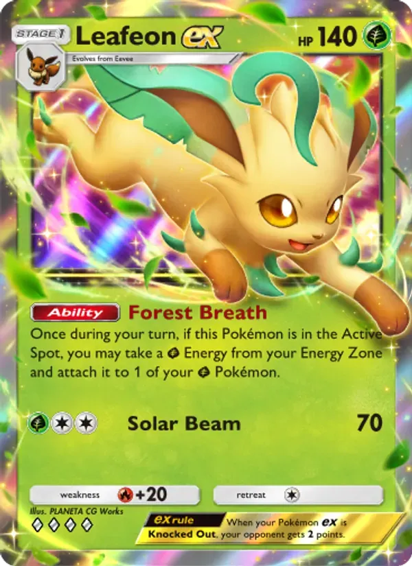 Leafeon ex 010/75 Luz Triunfante