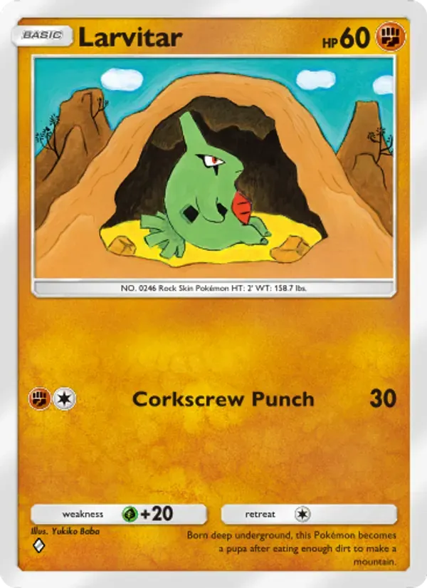 Larvitar 039/75 Luz Triunfante