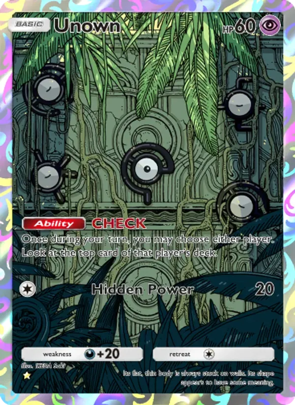 Unown 078/75 Luz Triunfante