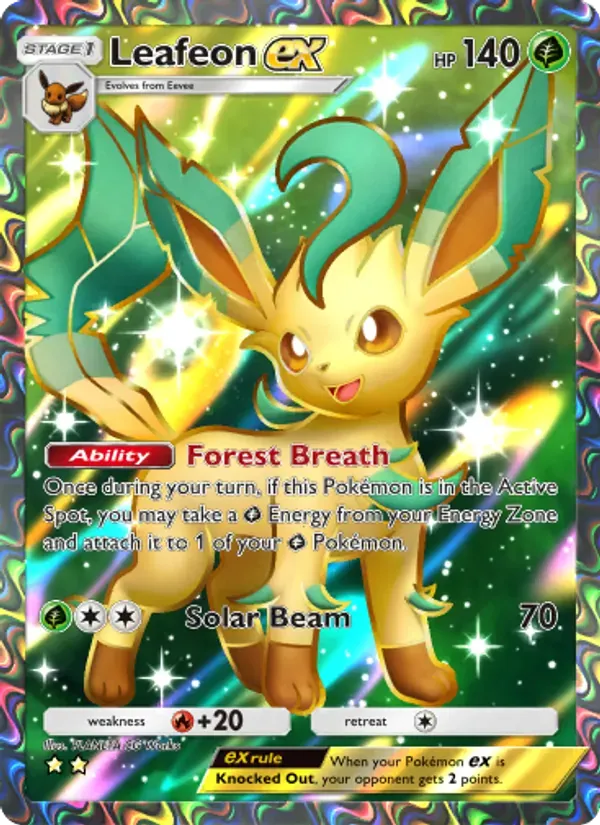Leafeon ex 082/75 Luz Triunfante