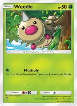 Weedle 001 Festival Brilhante