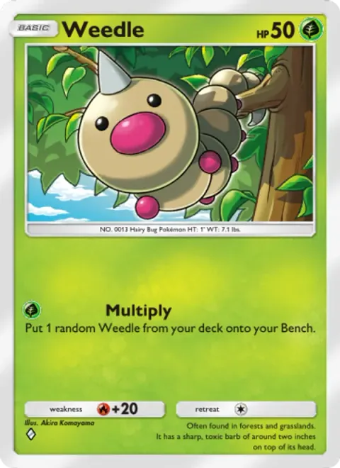 Weedle 001/72