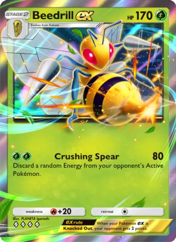 Beedrill ex 003/72 Festival Brilhante