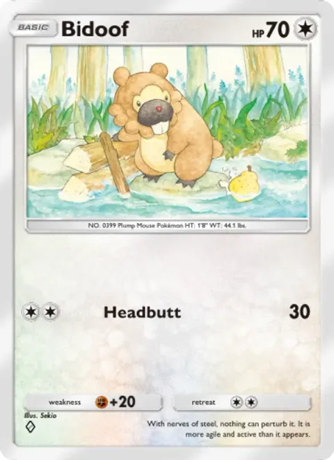 Bidoof 064/72