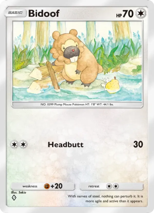 Bidoof 064/72 Festival Brilhante