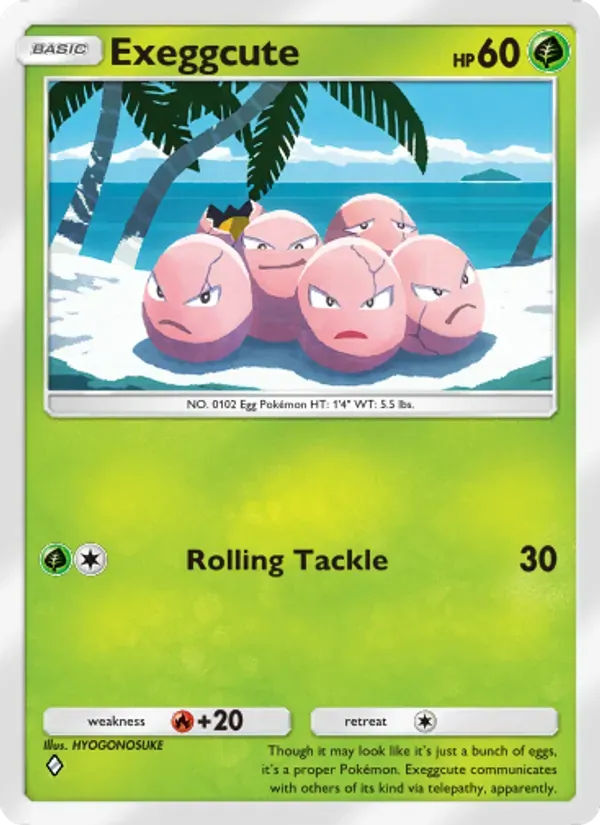 Exeggcute 001/155 Guardiões Celestiais