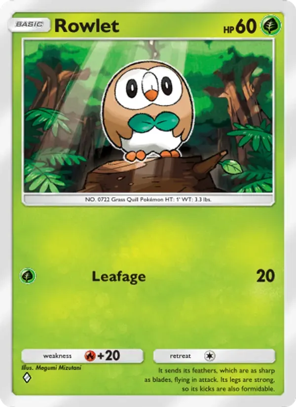 Rowlet 009/155 Guardiões Celestiais